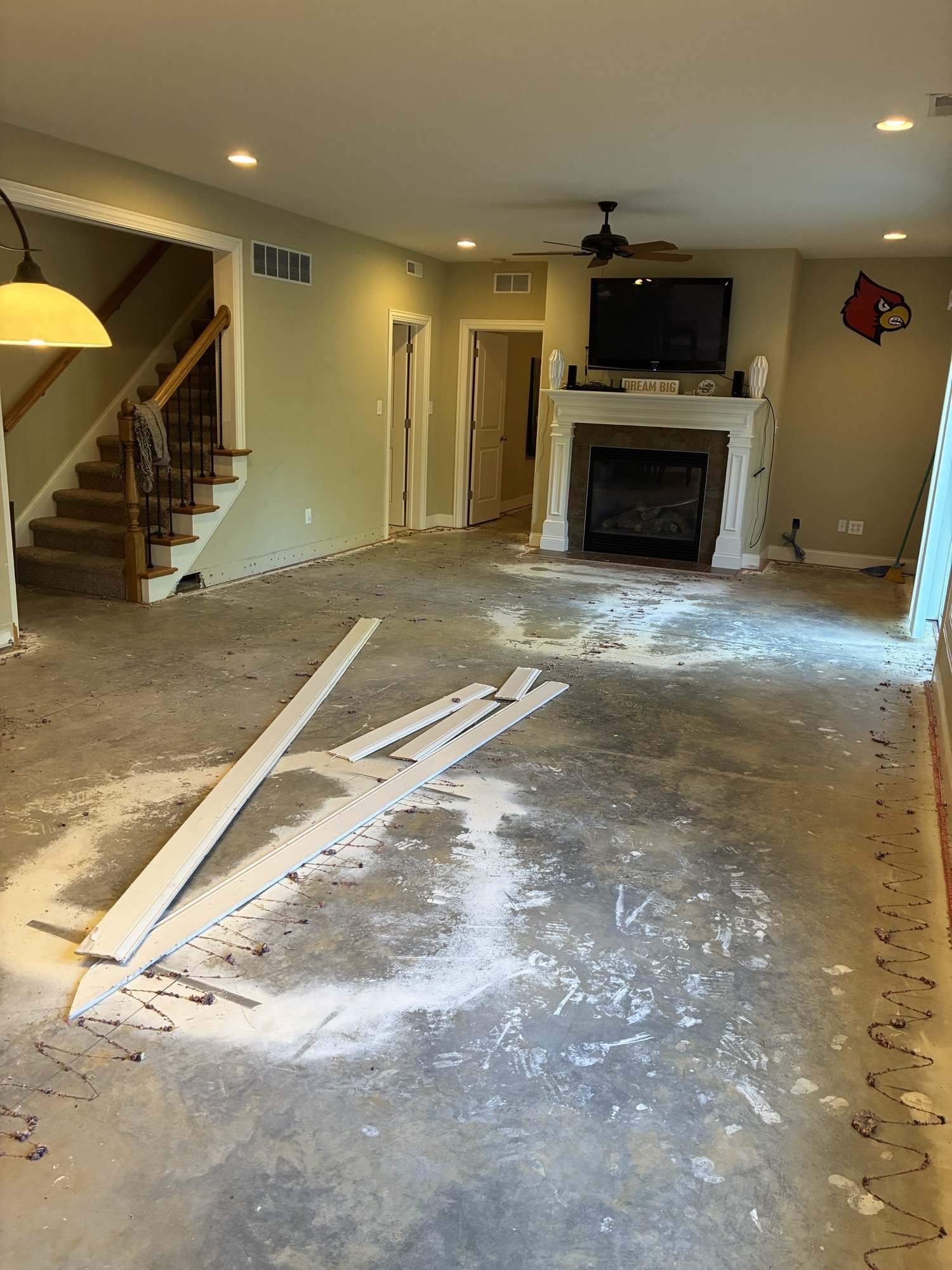 Water Damage Restoration — before